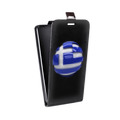 Дизайнерский вертикальный чехол-книжка для Nokia 2.3 флаг греции