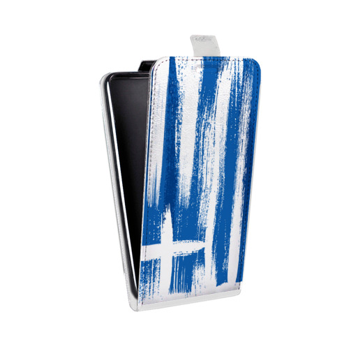 Дизайнерский вертикальный чехол-книжка для HTC One M9+ флаг греции