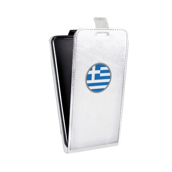 Дизайнерский вертикальный чехол-книжка для Lenovo Vibe S1 флаг греции (на заказ)