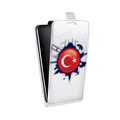Дизайнерский вертикальный чехол-книжка для Huawei Mate 10 Флаг Турции