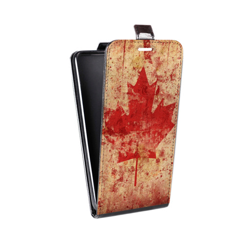 Дизайнерский вертикальный чехол-книжка для HTC 10 флаг Канады