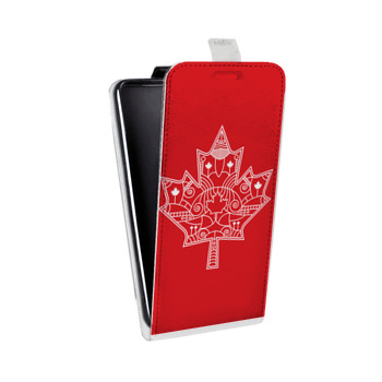 Дизайнерский вертикальный чехол-книжка для Samsung Galaxy S10 Lite Флаг Канады (на заказ)