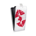 Дизайнерский вертикальный чехол-книжка для HTC One A9 Флаг Канады