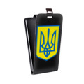 Дизайнерский вертикальный чехол-книжка для Huawei Nova Lite (2017) Флаг Украины