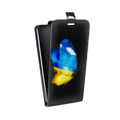 Дизайнерский вертикальный чехол-книжка для ASUS ZenFone Go ZB500KL Флаг Украины