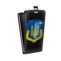 Дизайнерский вертикальный чехол-книжка для Huawei Mate 10 Флаг Украины