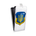 Дизайнерский вертикальный чехол-книжка для Huawei Honor 7X Флаг Украины