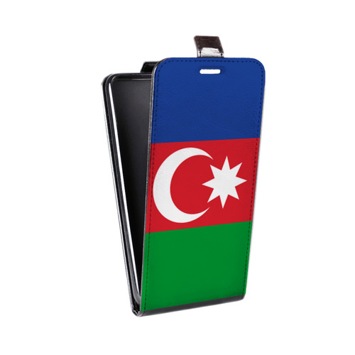 Дизайнерский вертикальный чехол-книжка для Google Pixel 2 XL Флаг Азербайджана