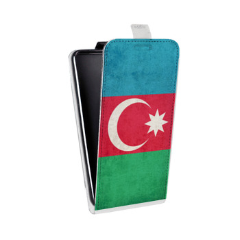 Дизайнерский вертикальный чехол-книжка для Fly Iq4403 Energie 3 Флаг Азербайджана (на заказ)