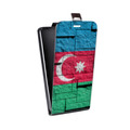 Дизайнерский вертикальный чехол-книжка для Xiaomi Mi Note Флаг Азербайджана