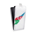 Дизайнерский вертикальный чехол-книжка для Iphone 11 Pro Max Флаг Азербайджана