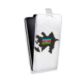 Дизайнерский вертикальный чехол-книжка для Iphone 5c Флаг Азербайджана