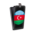 Дизайнерский вертикальный чехол-книжка для Huawei Honor 6 Plus Флаг Азербайджана