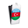 Дизайнерский вертикальный чехол-книжка для Doogee X5 Флаг Азербайджана