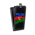Дизайнерский вертикальный чехол-книжка для HTC Desire Eye Флаг Азербайджана