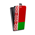 Дизайнерский вертикальный чехол-книжка для Huawei Y9s Флаг Белоруссии