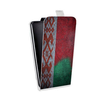 Дизайнерский вертикальный чехол-книжка для LG G5 Флаг Белоруссии (на заказ)