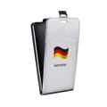 Дизайнерский вертикальный чехол-книжка для ASUS ZenFone 4 ZE554KL Флаг Германии