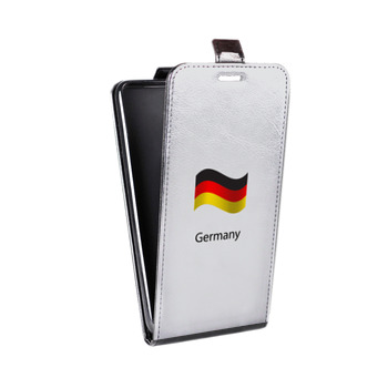 Дизайнерский вертикальный чехол-книжка для Iphone Xs Max Флаг Германии (на заказ)