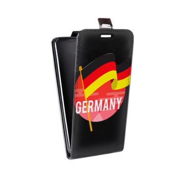 Дизайнерский вертикальный чехол-книжка для Samsung Galaxy A5 (2016) Флаг Германии (на заказ)