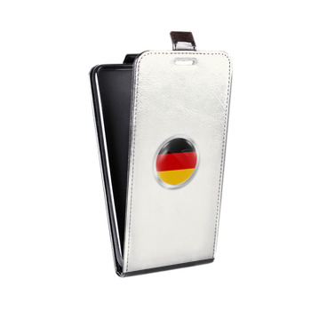 Дизайнерский вертикальный чехол-книжка для Samsung Galaxy S6 Edge Флаг Германии (на заказ)