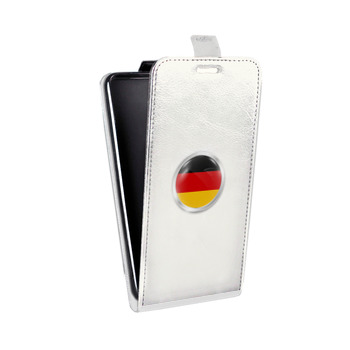 Дизайнерский вертикальный чехол-книжка для Huawei Honor 9 Lite Флаг Германии (на заказ)