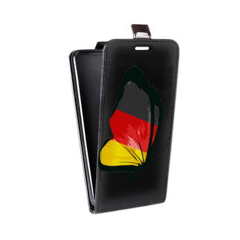 Дизайнерский вертикальный чехол-книжка для LG K7 Флаг Германии (на заказ)
