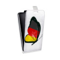 Дизайнерский вертикальный чехол-книжка для Google Nexus 6 Флаг Германии