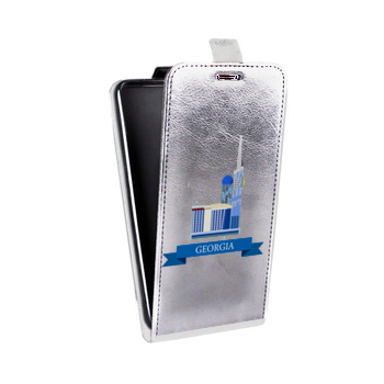 Дизайнерский вертикальный чехол-книжка для Samsung Galaxy J2 Prime Грузия (на заказ)