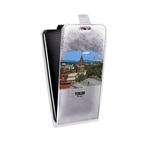 Дизайнерский вертикальный чехол-книжка для LG L80 Грузия