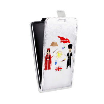 Дизайнерский вертикальный чехол-книжка для Huawei Honor 8s Грузия (на заказ)