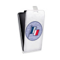 Дизайнерский вертикальный чехол-книжка для Iphone 13 Флаг Франции