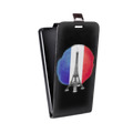 Дизайнерский вертикальный чехол-книжка для LG K4 Флаг Франции