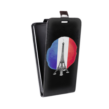 Дизайнерский вертикальный чехол-книжка для Nokia Lumia 720 Флаг Франции (на заказ)
