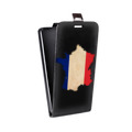 Дизайнерский вертикальный чехол-книжка для HTC Desire 530 Флаг Франции