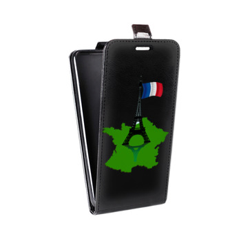 Дизайнерский вертикальный чехол-книжка для Samsung Galaxy S10 Lite Флаг Франции (на заказ)
