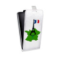 Дизайнерский вертикальный чехол-книжка для Alcatel One Touch Pop D3 Флаг Франции