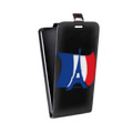 Дизайнерский вертикальный чехол-книжка для LG Optimus G2 mini Флаг Франции