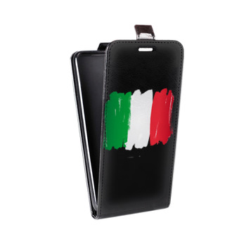 Дизайнерский вертикальный чехол-книжка для BQ 6040L Magic Флаг Италии (на заказ)