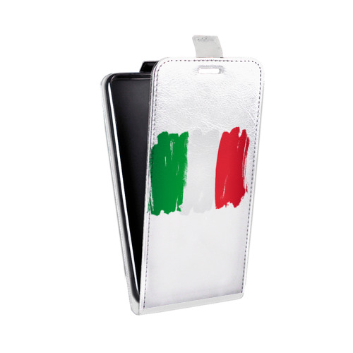 Дизайнерский вертикальный чехол-книжка для Iphone 5c Флаг Италии