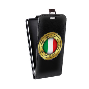Дизайнерский вертикальный чехол-книжка для Huawei Mate 20 Флаг Италии (на заказ)