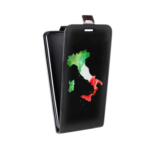 Дизайнерский вертикальный чехол-книжка для Realme 7 Pro Флаг Италии