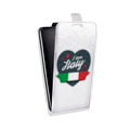 Дизайнерский вертикальный чехол-книжка для LG Optimus G2 mini Флаг Италии