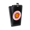 Дизайнерский вертикальный чехол-книжка для Alcatel Pop 4 Plus флаг Киргизии