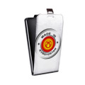 Дизайнерский вертикальный чехол-книжка для Motorola Moto E5 Plus флаг Киргизии