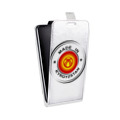Дизайнерский вертикальный чехол-книжка для Fly IQ455 Ego Art 2 Octa флаг Киргизии