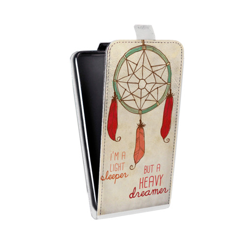Дизайнерский вертикальный чехол-книжка для HTC Desire 601 Ловец снов