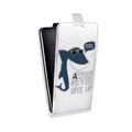 Дизайнерский вертикальный чехол-книжка для HTC 10 Прозрачные акулы