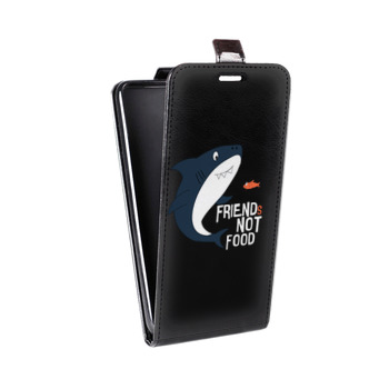 Дизайнерский вертикальный чехол-книжка для Samsung Galaxy A5 (2016) Прозрачные акулы (на заказ)