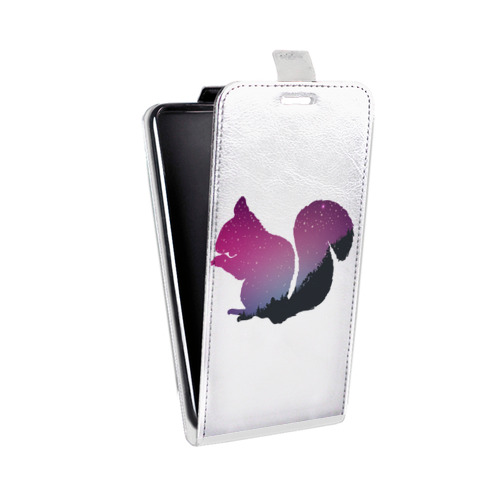 Дизайнерский вертикальный чехол-книжка для HTC Desire 601 Прозрачные белки